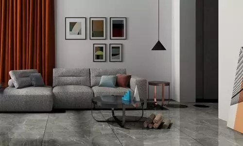 欧博ABG地砖客厅效果图