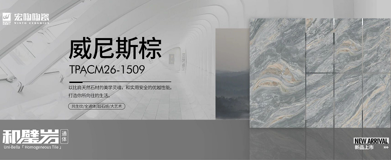 欧博ABG威尼斯棕色瓷砖地砖