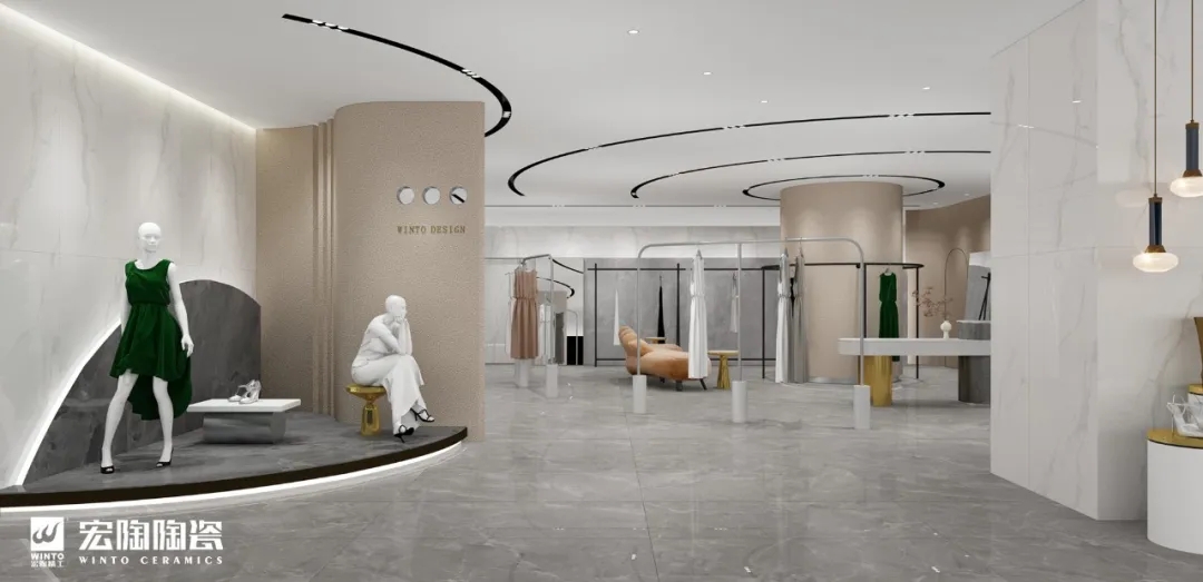 欧博ABG大板TPGMW157034（宝石灰）瓷砖地砖效果图