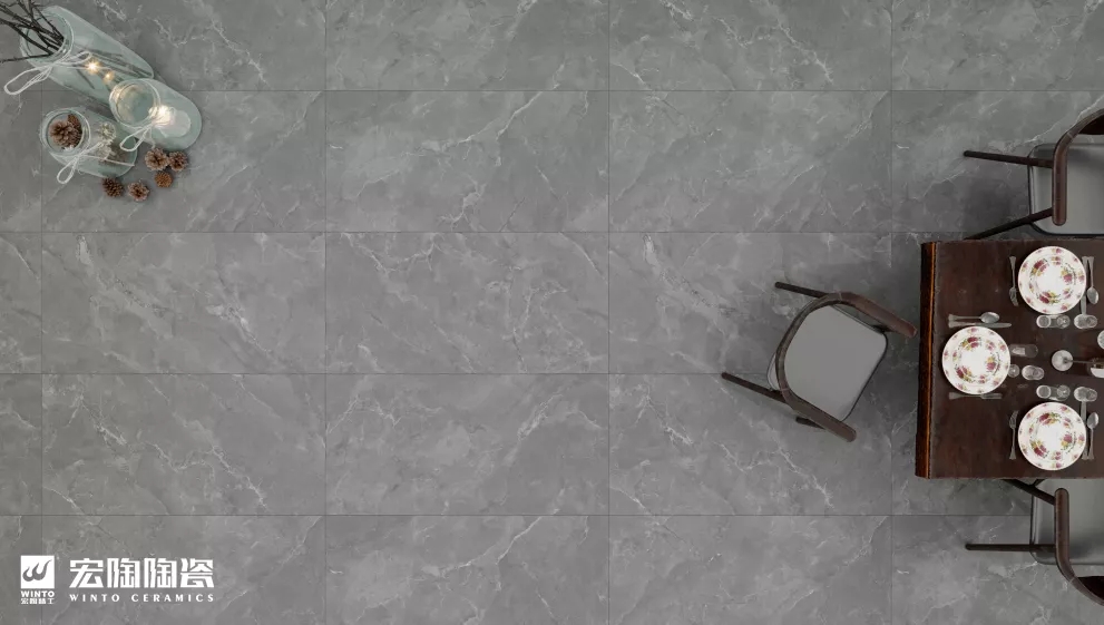 欧博ABG大板TPGMW157038（潘多拉灰）瓷砖地砖效果图