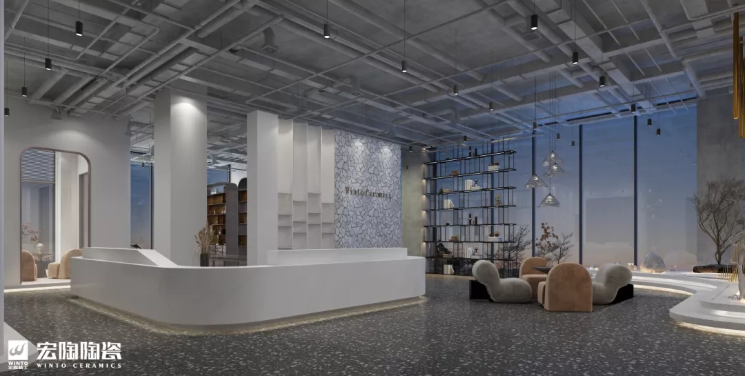 欧博ABG缎光釉TG80178装修效果图