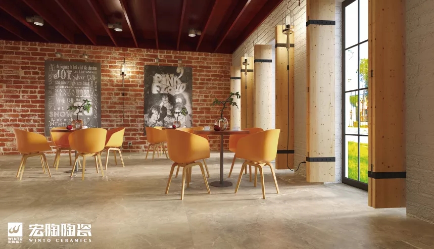 欧博ABG缎光釉瓷砖和地砖效果图