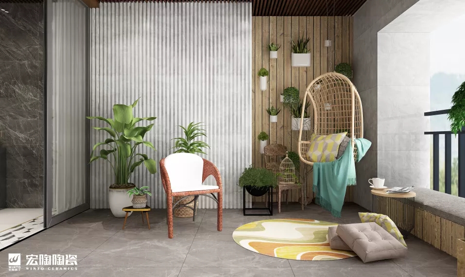 欧博ABG土耳其银灰瓷砖地砖