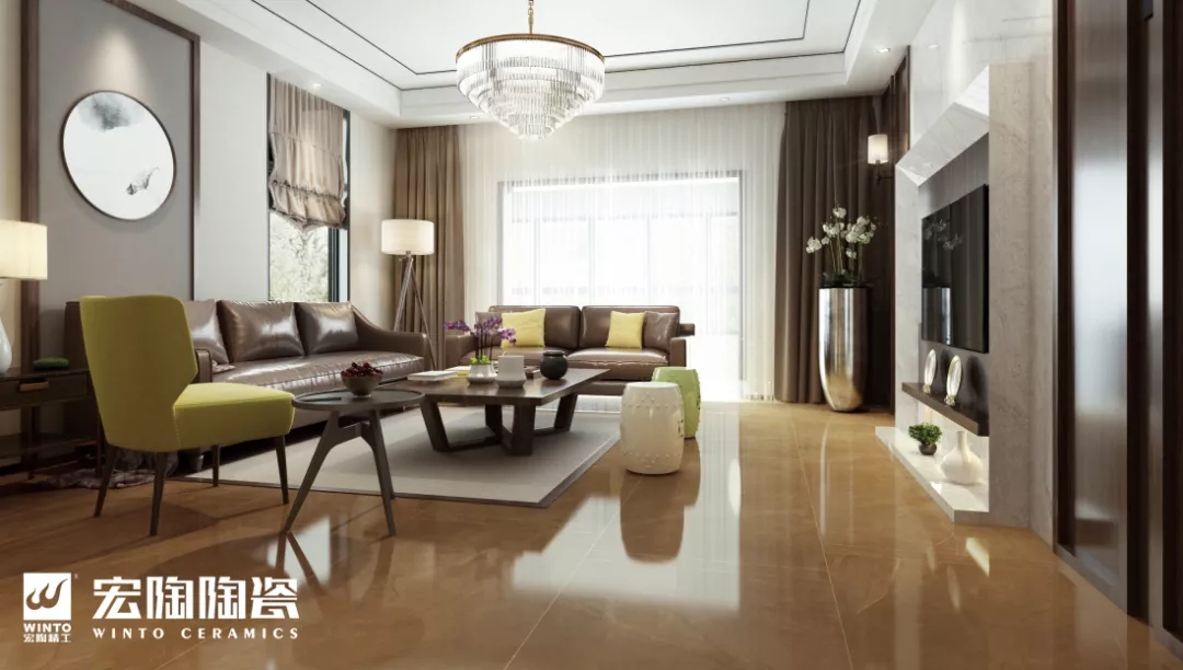 欧博ABG地砖盛行趋势之国潮效果图