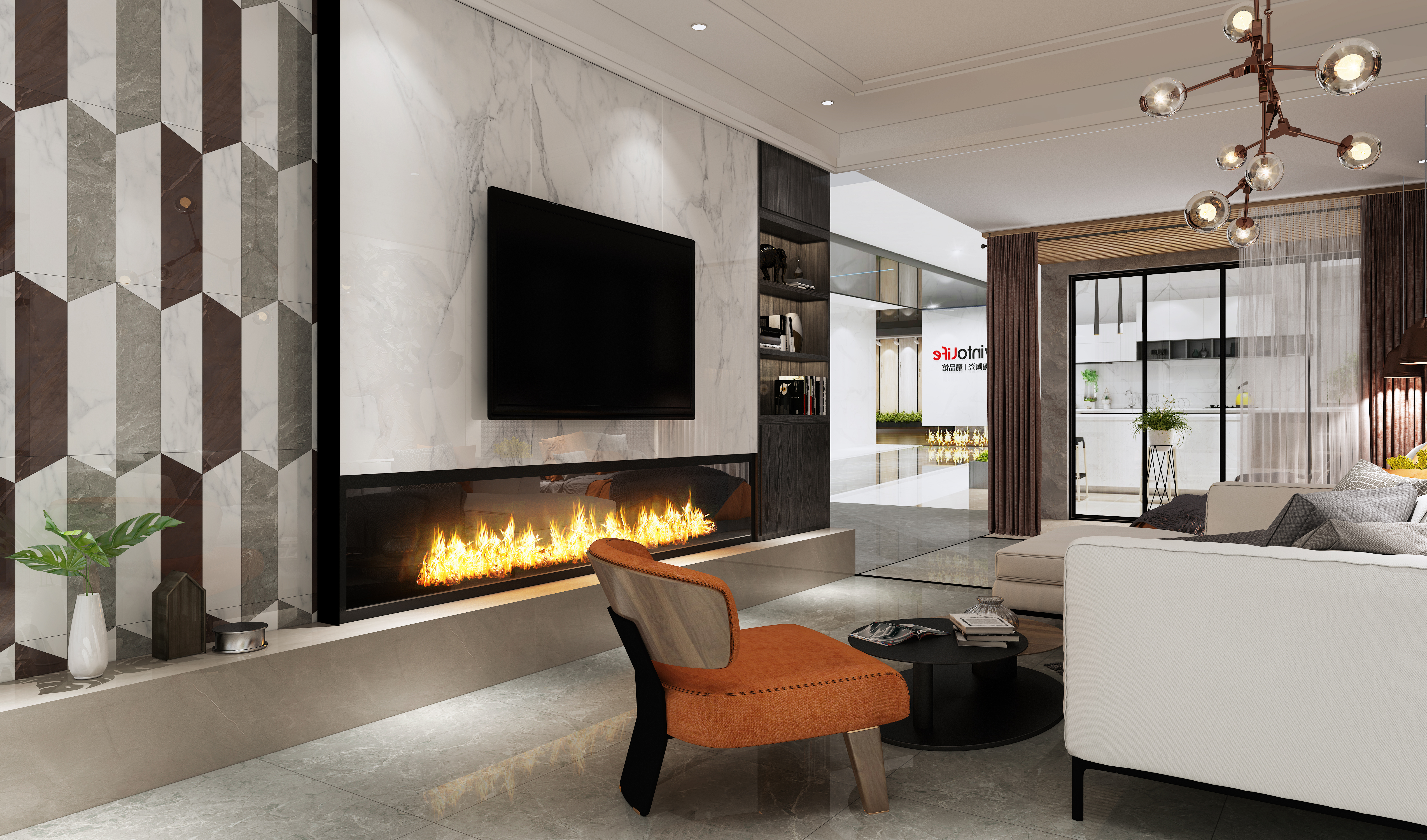 欧博ABG陶瓷大板效果图