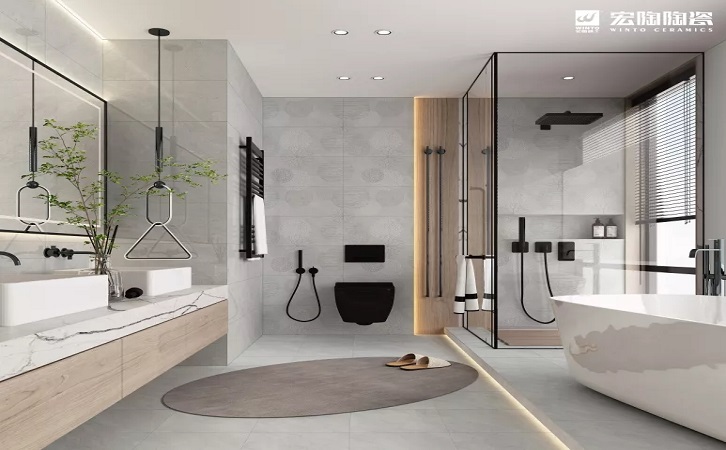 欧博ABG陶瓷品牌瓷片装修效果图