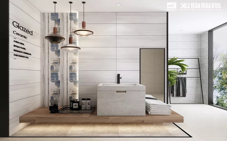 欧博ABG陶瓷品牌瓷片装修效果图