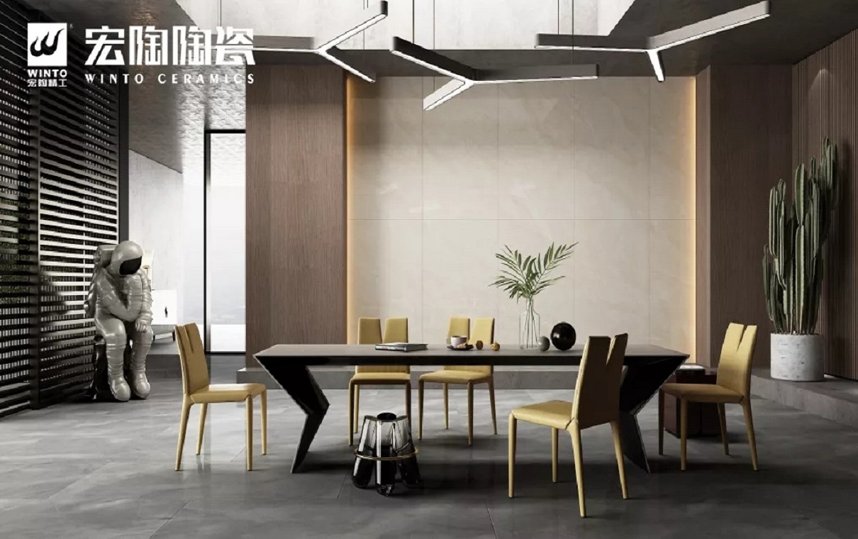 欧博ABG冰灵玉配景墙装修效果图