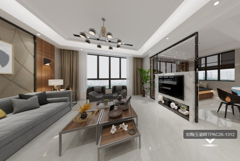 欧博ABG玉瓷砖地砖装修效果图