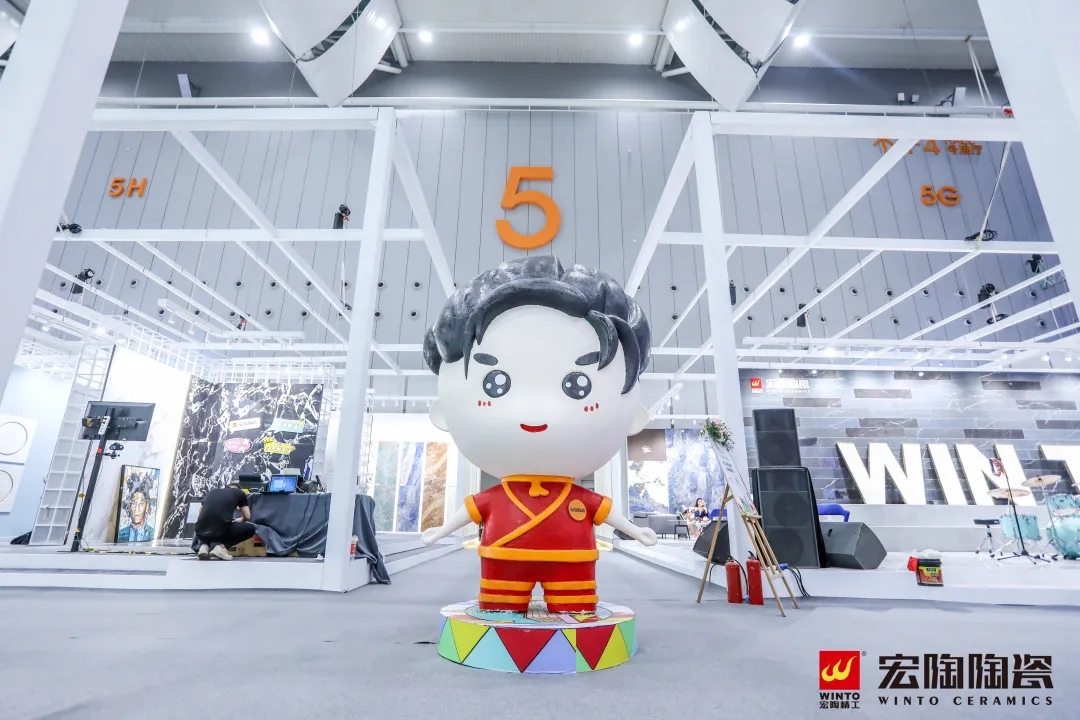 欧博ABG地砖吉祥物IP图片