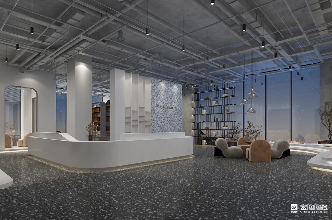 欧博ABG陶瓷黑金沙 TPEB157001 750×1500mm装修效果图