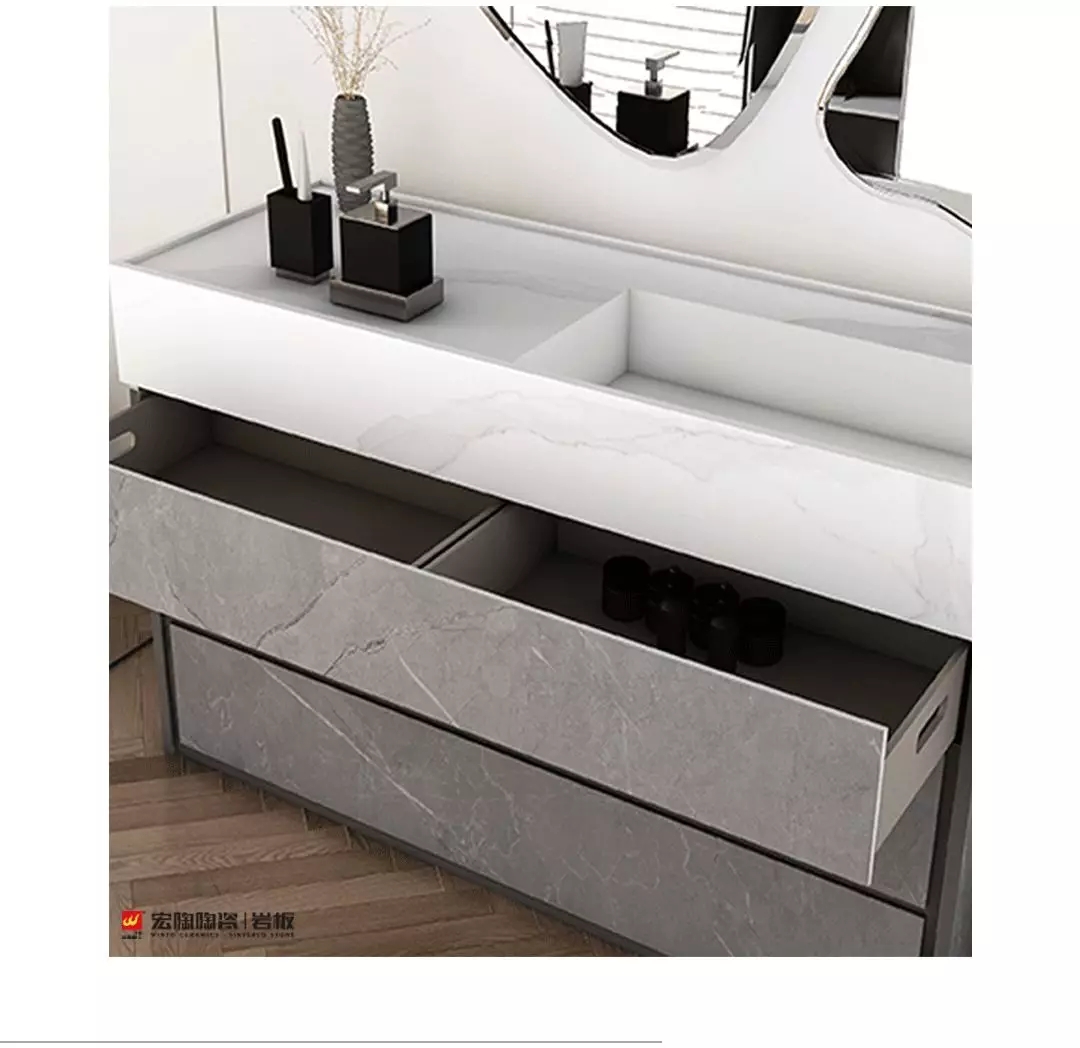 欧博ABG15-2680A008雅士白岩板装修效果图