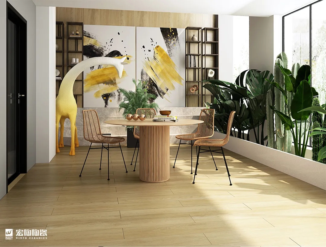 欧博ABGTPGR84009圣保罗灰400x800mm瓷砖地砖装修效果图