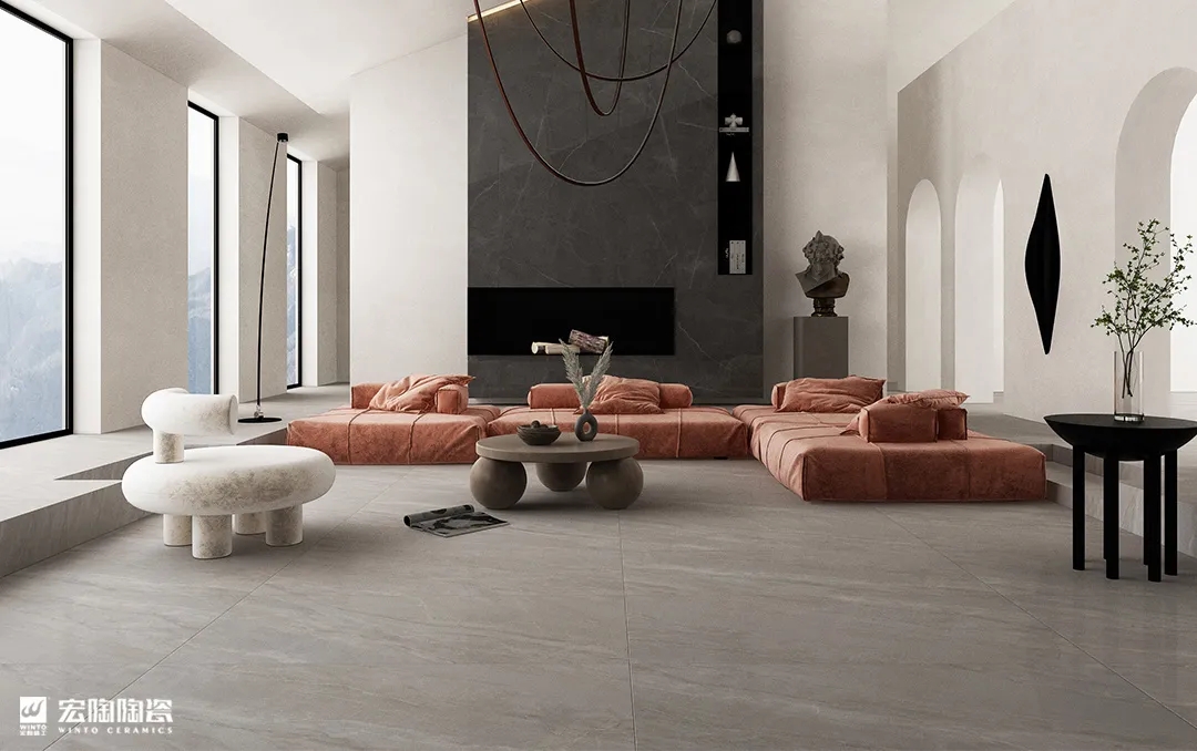 欧博ABGTCB1220008黄金柳木200×1200mm瓷砖地砖装修效果图 