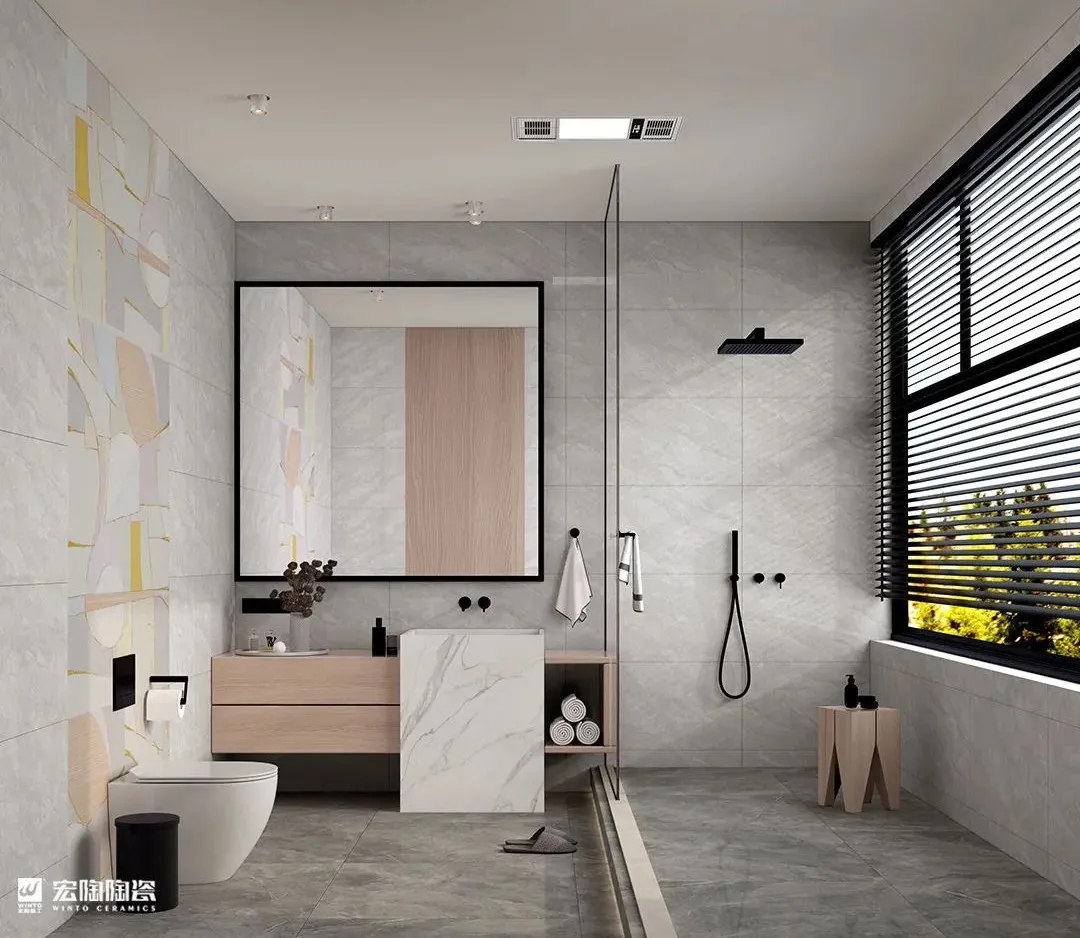 欧博ABGTCB1220005玉兰木200×1200mm瓷砖地砖装修效果图 