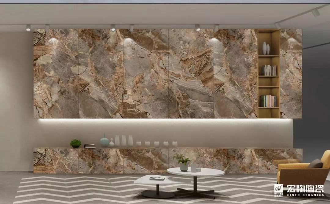 欧博ABG地砖900x1800mm陶瓷大板装修效果图