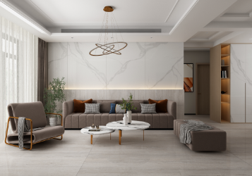 欧博ABG浪琴灰岩板装修效果图