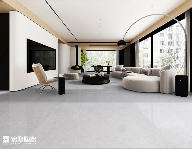 欧博ABGTPGM157060安纳斯灰瓷砖地砖效果图