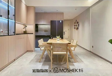 欧博ABG缎光系列TG157187 安卡斯灰餐厅效果图