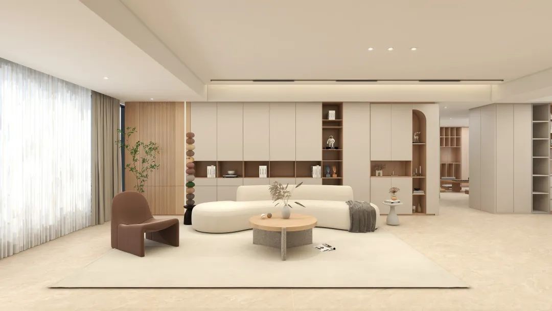 欧博ABG地砖鱼肚灰装修效果图