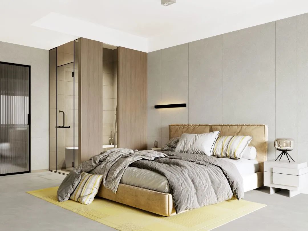 欧博ABG初晓质感瓷砖系卧室装修效果图片