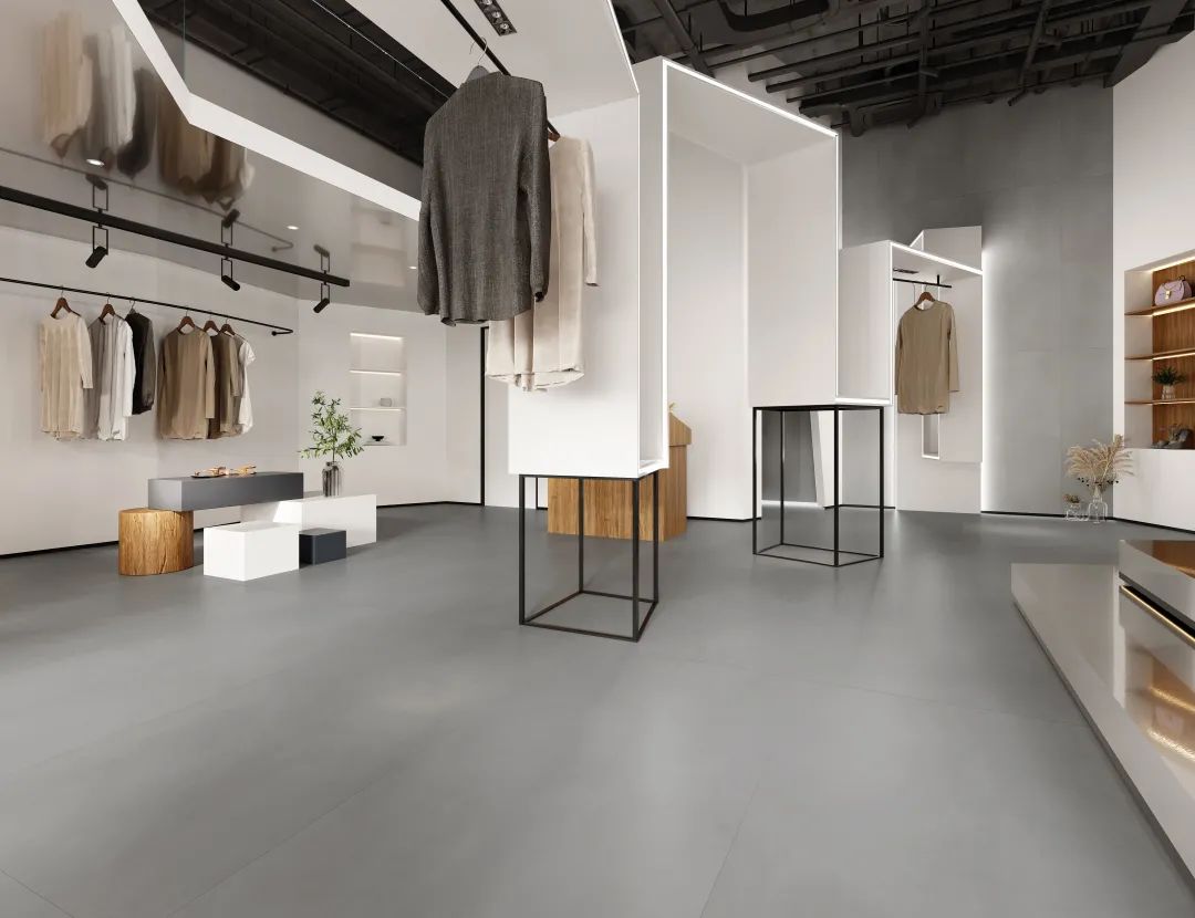 欧博ABG琉光·质感砖系展厅效果图