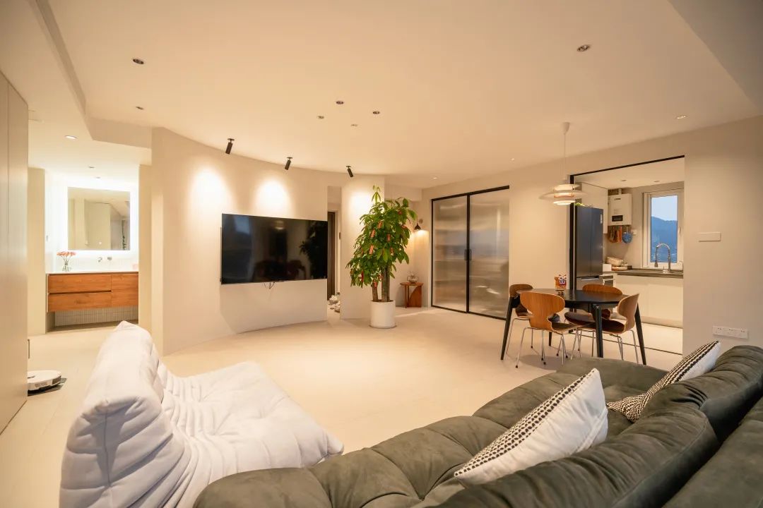 欧博ABG地砖泛起大地灰质感砖的侘寂美感图